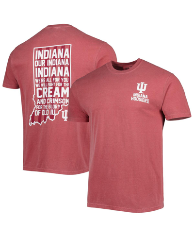 Shop Image One Men's Crimson Indiana Hoosiers Hyperlocal T-shirt
