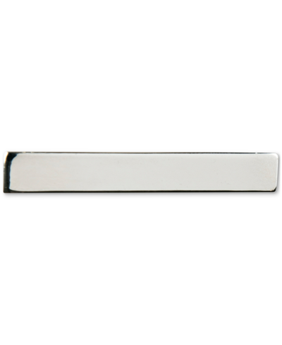 Construct Men's Silver Polished 1.5" Tie Bar In Silver