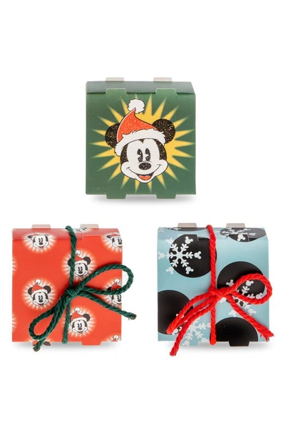M.a.d Beauty X Disney Mickey Jingle All The Way Bath Fizzer Trio In Mickey