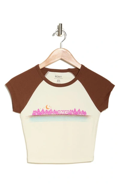 Shop Roxy Forest By Night Baseball T-shirt In Sorrel Horse