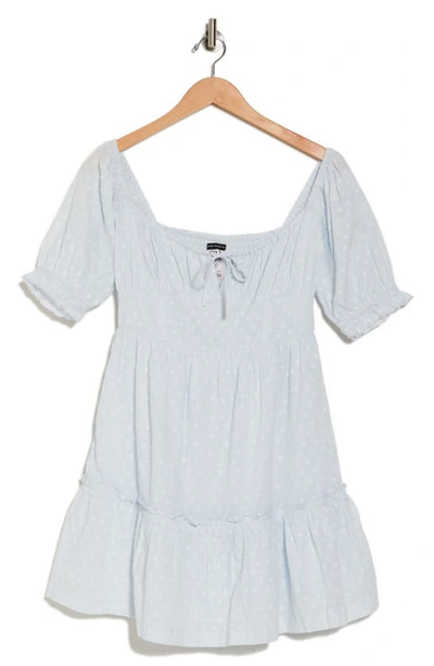 Shop Roxy X Chloe Kim Venice Daydream Cotton Dress In Halogen Blue