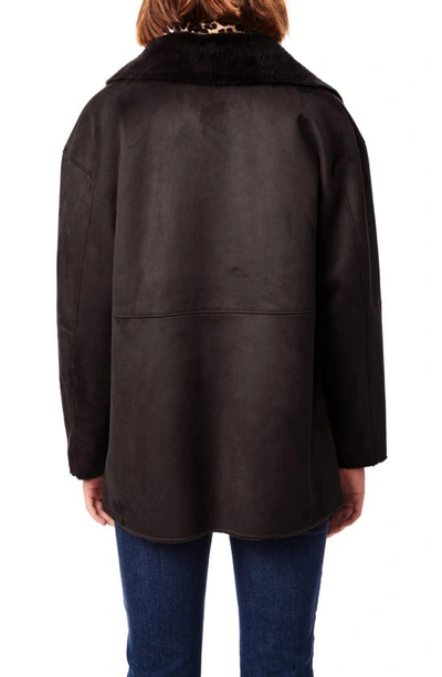 Bernardo Luxury Lightweight Shearling Jacket In Black