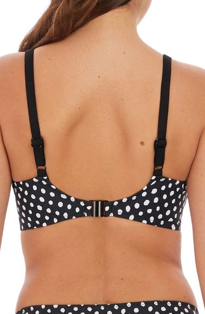 Fantasie Santa Monica Bikini Top In Black/ White