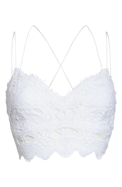 Free People Intimately Fp Ilektra Lace Bralette In White