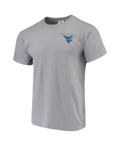 Shop Image One Men's Gray West Virginia Mountaineers Comfort Colors Campus Scenery T-shirt