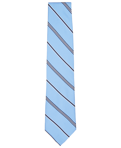 Shop Brooks Brothers B By  Men's Parallel Stripe Silk Tie In Lt.blue