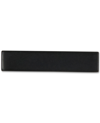 Construct Men's Solid Black 1" Tie Bar In Black