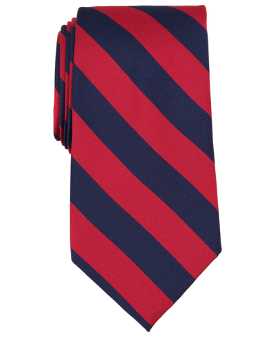 Shop Brooks Brothers B By  Men's Dorian Repp Stripe Silk Tie In Red