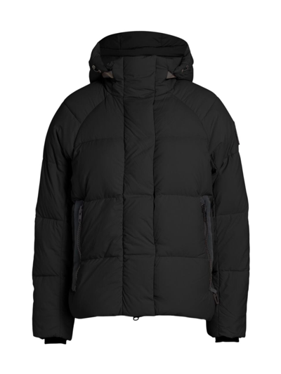 Shop Canada Goose Women's Junction Hooded Down Parka In Black