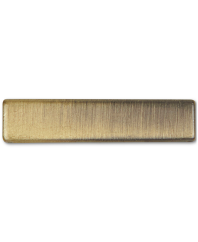 Construct Men's Brass Natural 1" Tie Bar In Natural