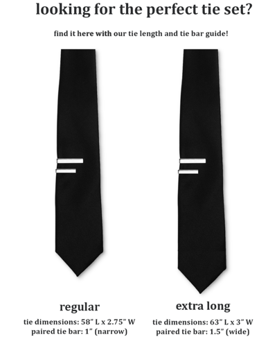 Shop Construct Men's Solid Black 1.5" Tie Bar