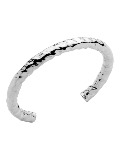Shop Jennifer Fisher Women's Maeve Hammered Sterling Silver Bracelet Cuff