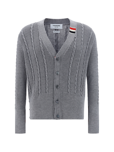 Thom Browne Cardigan  Men Color Grey In Lt Grey