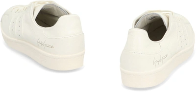 Shop Y-3 Adidas Superstar Leather Low-top Sneakers In White