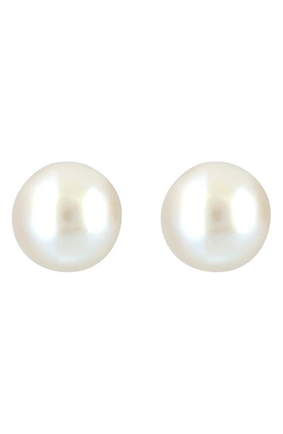Shop Effy Freshwater Pearl Stud Earrings In White