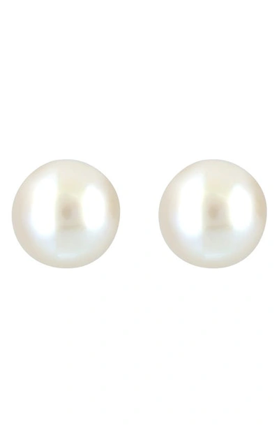 Effy Freshwater Pearl Stud Earrings In White