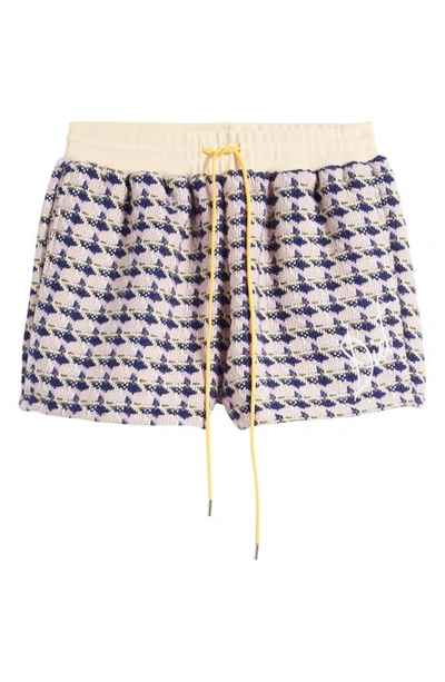 Shop Diet Starts Monday Wool Blend Tweed Shorts In Purple