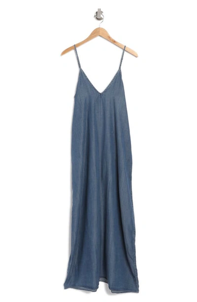 Shop Lovestitch Cape Cod Mila Maxi Dress In Vintage Blue