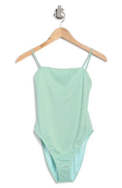 Shop Vyb Shimmer One-piece Swimsuit In Aqua