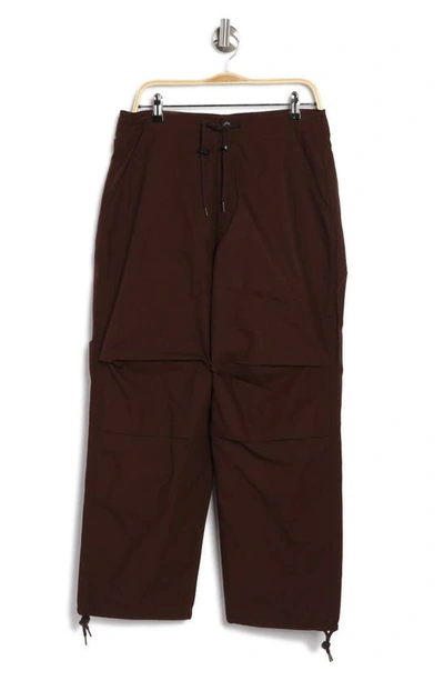 Shop Obey Mina Parachute Pants In Java Brown