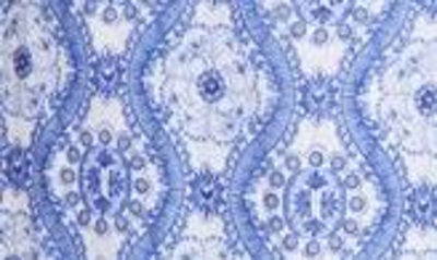 Saloni Cady Wide Leg Jumpsuit In 1739-delphiniums