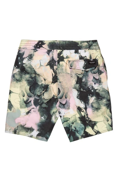 Volcom Skulli Wash Stoney Board Shorts In Dawn Yellow