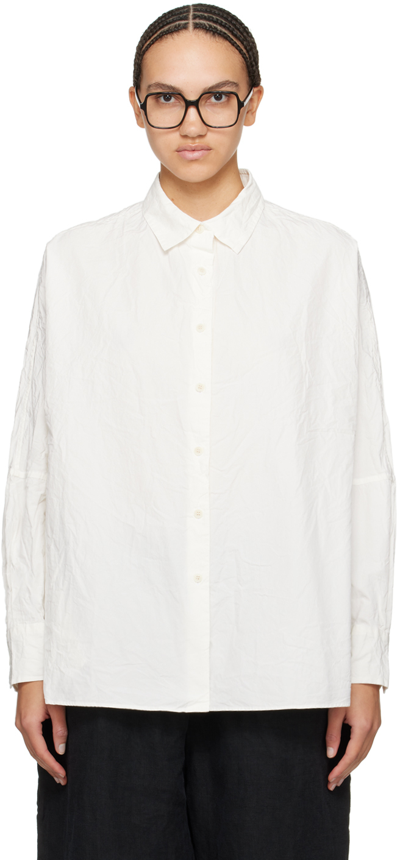 Shop Casey Casey Off-white Waga Soleil Shirt