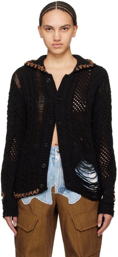 Shop Andersson Bell Black Sauvage Cardigan