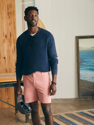 Shop Faherty All Day Shorts (7" Inseam) In Faded Flag