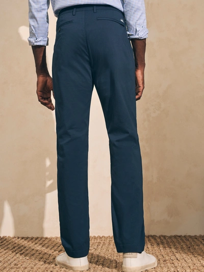 Shop Faherty Movement&trade; Chino Pants (30" Inseam) In Navy