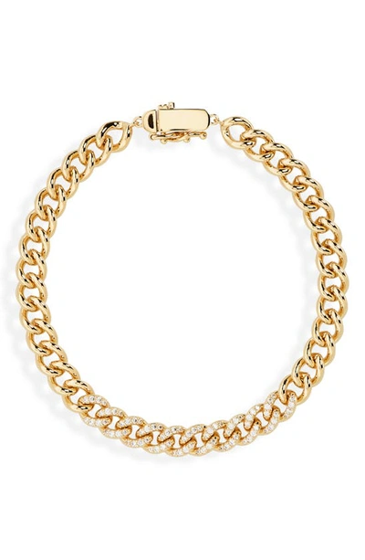 Shop Nadri Large Link Curb Chain Bracelet In Gold