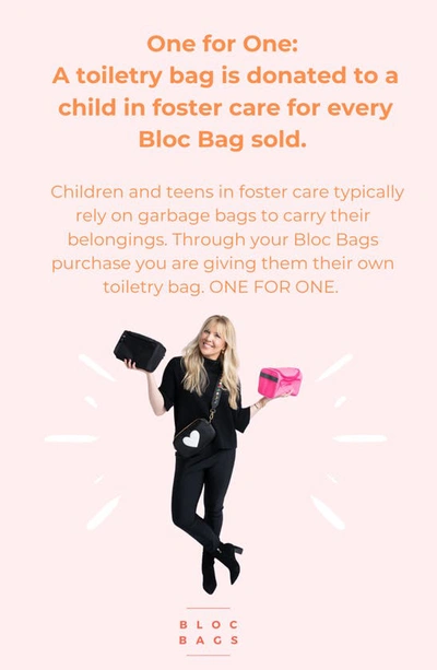 Bloc Bags Xl Heart Cosmetics Bag In Red
