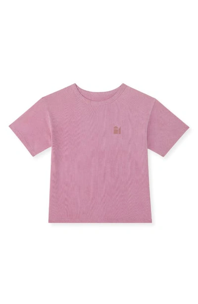 Shop The Sunday Collective Kids' Natural Dye Everyday Tee In Shellac