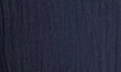 Caslon Tiered Cotton Gauze Midi Dress In Navy Blazer
