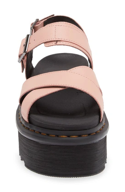 Shop Dr. Martens' Dr. Martens Voss Ii Quad Strappy Platform Sandal In Peach Beige