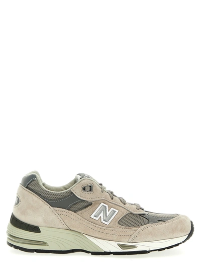 Shop New Balance 991 Sneakers In Gray