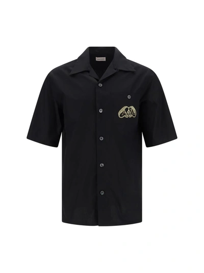 Shop Alexander Mcqueen Shirts In Black