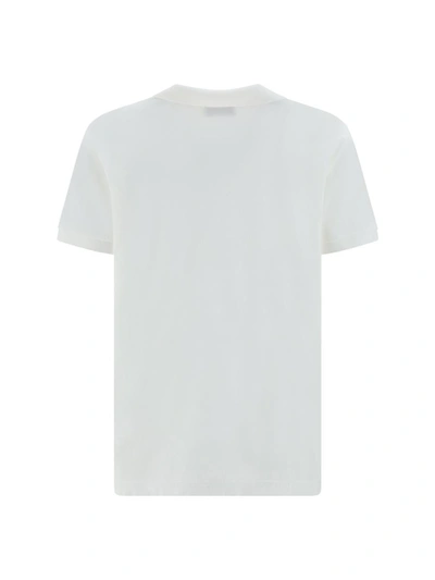 Shop Brooksfield Polo Shirts In White