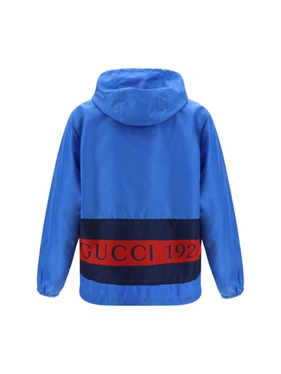 Shop Gucci Jackets In New Bluette