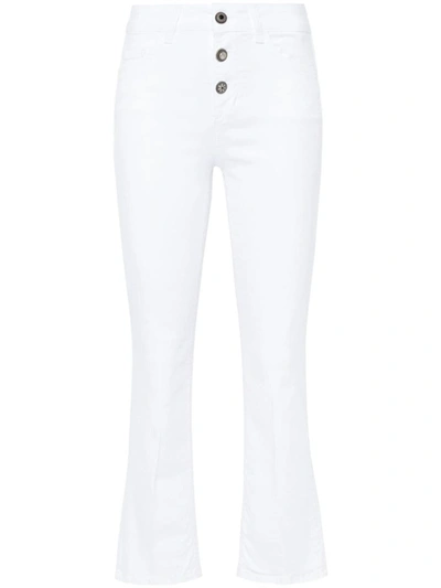 Shop Liu •jo Liu Jo Mid-rise Jeans In White