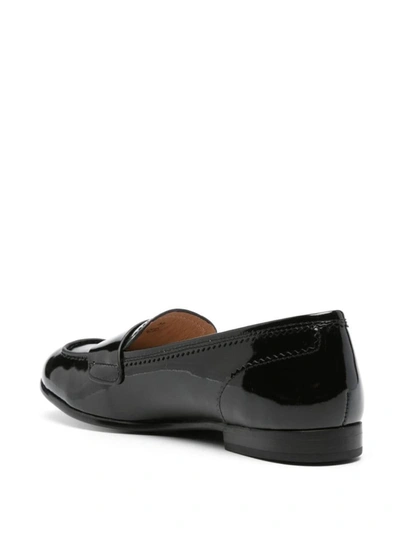 Shop Love Moschino Loafers With Logo Detail In Black