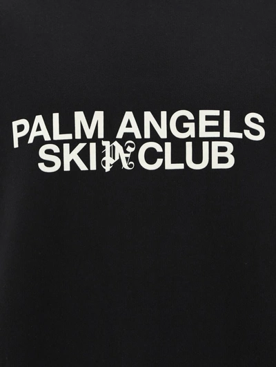 Shop Palm Angels Sweatshirts In Black White