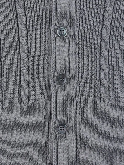 Thom Browne Cardigan  Men Color Grey In Lt Grey