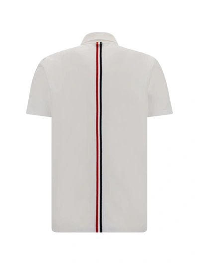 Shop Thom Browne Polo Shirts In White