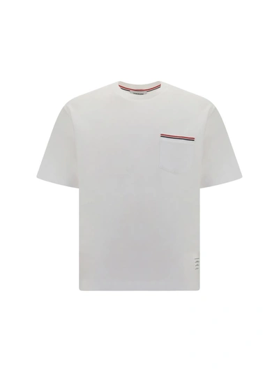 Shop Thom Browne T-shirts In White