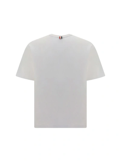 Shop Thom Browne T-shirts In White