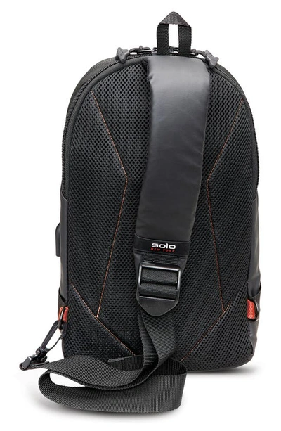 Solo New York Good Luck Have Fun Sling Messenger Bag In Black