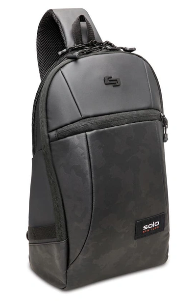 Solo New York Good Luck Have Fun Sling Messenger Bag In Black