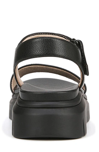 Shop Soul Naturalizer Poppi Platform Sandal In Black Faux Leather