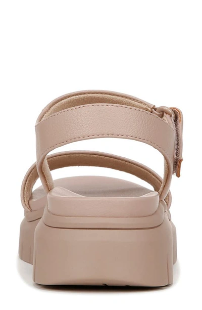 Soul Naturalizer Poppi Platform Sandal In Blush Faux Leather